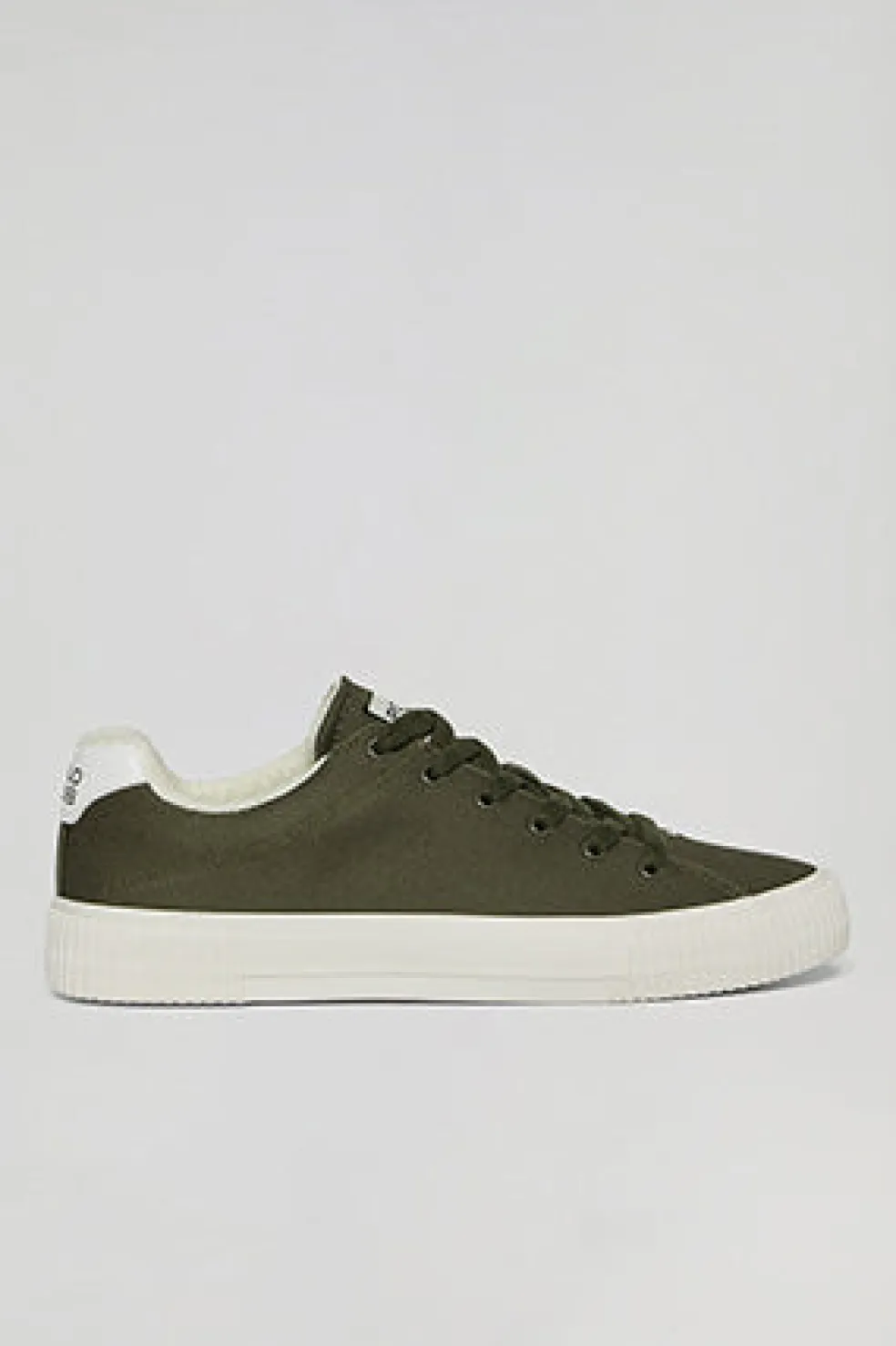 Zapatilla Habana de lona verde caqui para hombre con detalles Polo Club