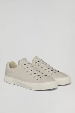 Zapatilla Habana de piel sintética color beige para hombre con detalles Polo Club
